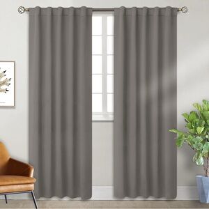 Curtain panels, two per package. 42x84 Opaque for the long sunny evenings!